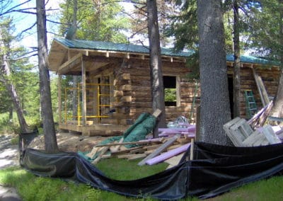 New camp under construction