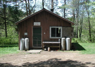 Front view of 10 Mile Camp