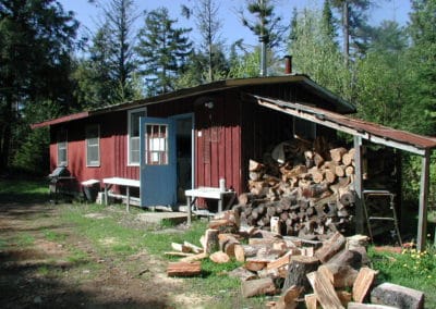 Stocking up on wood for the winter