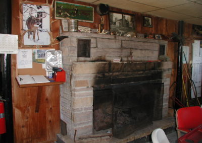 Fireplace in Main Lodge