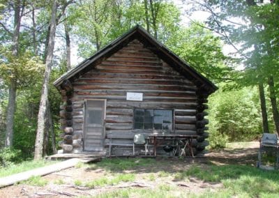 Lakeside view of Weller Camp