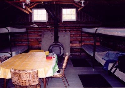 Kitchen area and bunk area