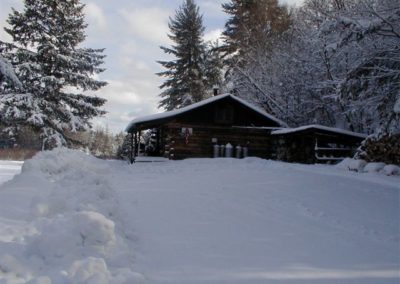 Winter at Cooperage Camp