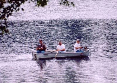 On the lake at Weller Camp