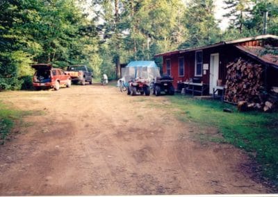 Driving up to Joe Indian Camp