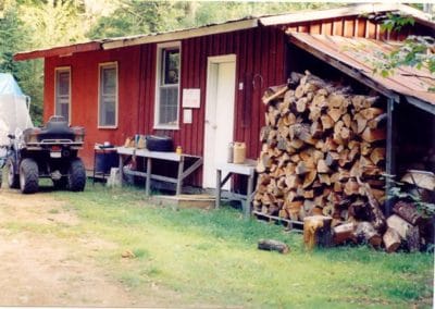 Front view of Joe Indian Camp