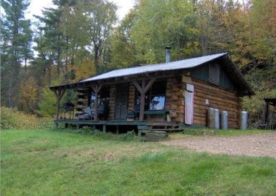 Front view of Cooperage Camp