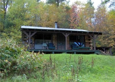 Front view of Cooperage Camp