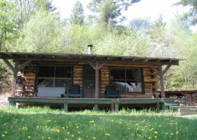 Front view of Cooperage Camp