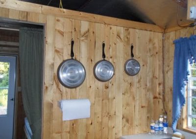 Inside view of Mountain View Camp