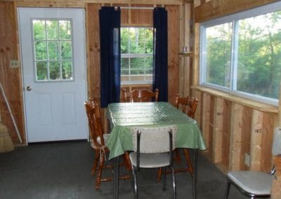 Inside view of Mountain View Camp