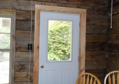 One of two doors